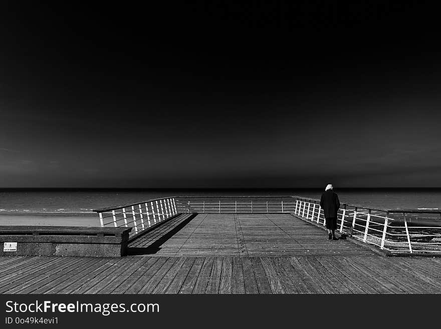 Black And White, Horizon, Monochrome Photography, Sky