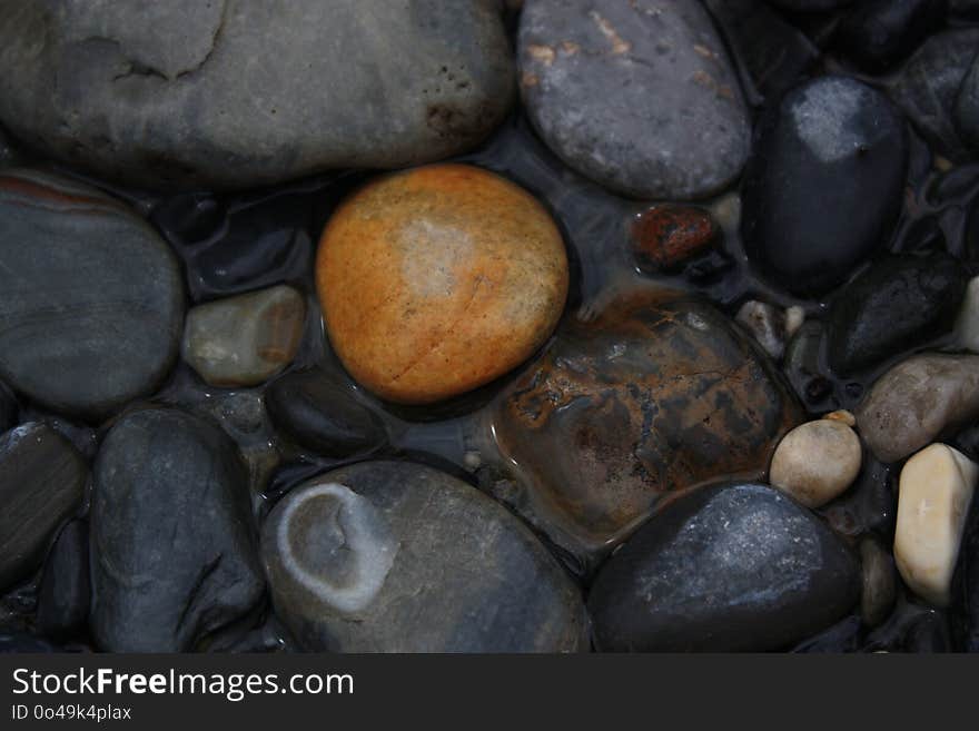 Pebble, Rock, Material, Gravel