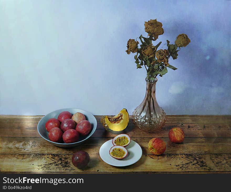 Still Life, Painting, Still Life Photography, Fruit