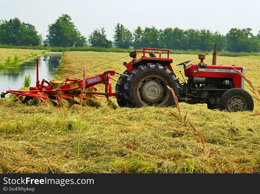 Agricultural Machinery, Tractor, Field, Agriculture