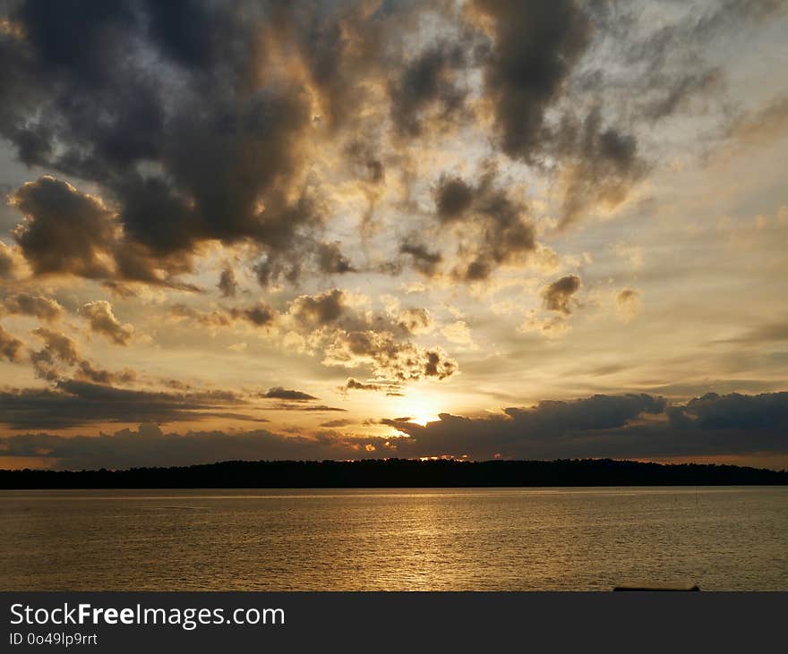 Sky, Horizon, Sunset, Cloud