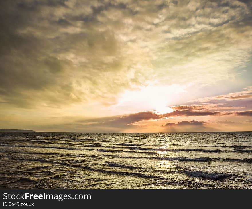 Sky, Sea, Horizon, Cloud