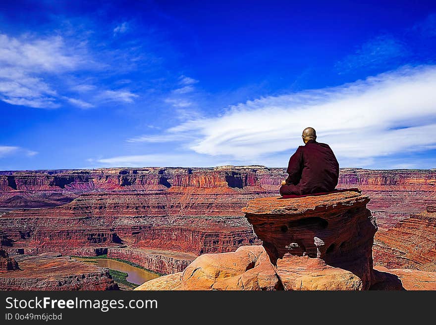 Sky, Badlands, Rock, Cloud