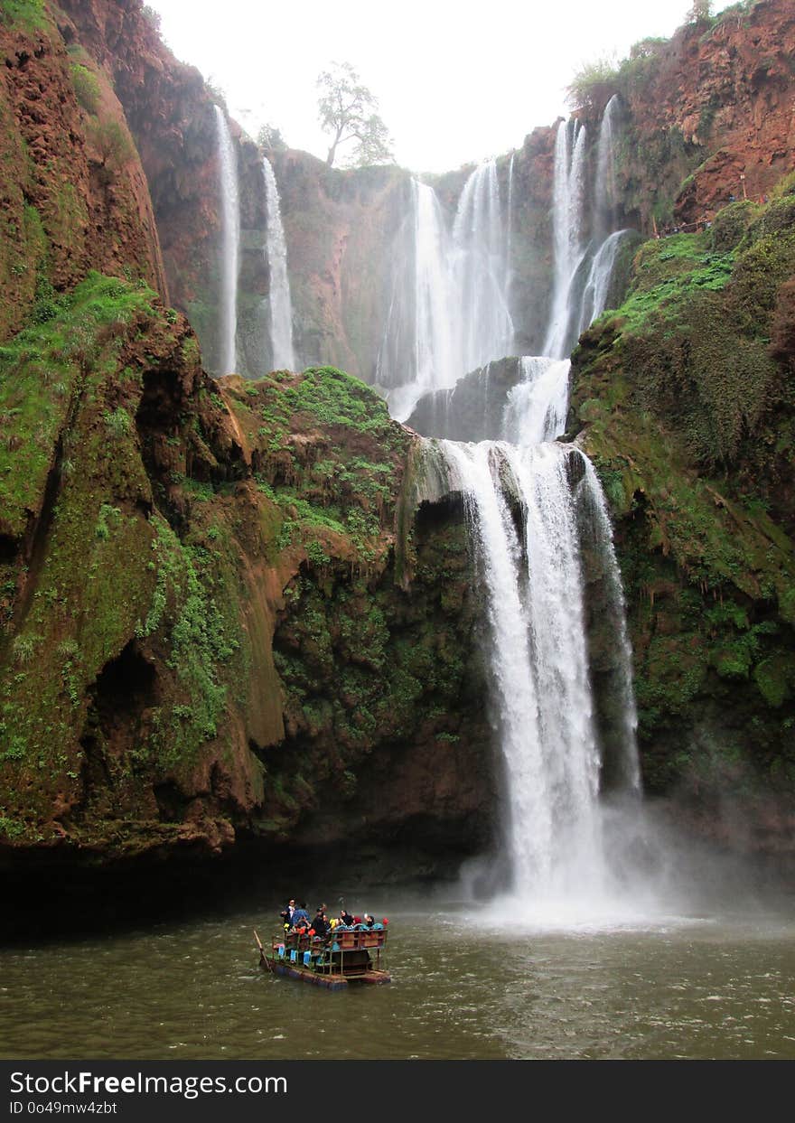 Waterfall, Nature, Body Of Water, Nature Reserve