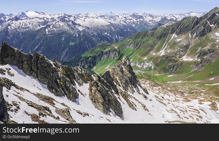 Mountainous Landforms, Ridge, Mountain Range, Mountain