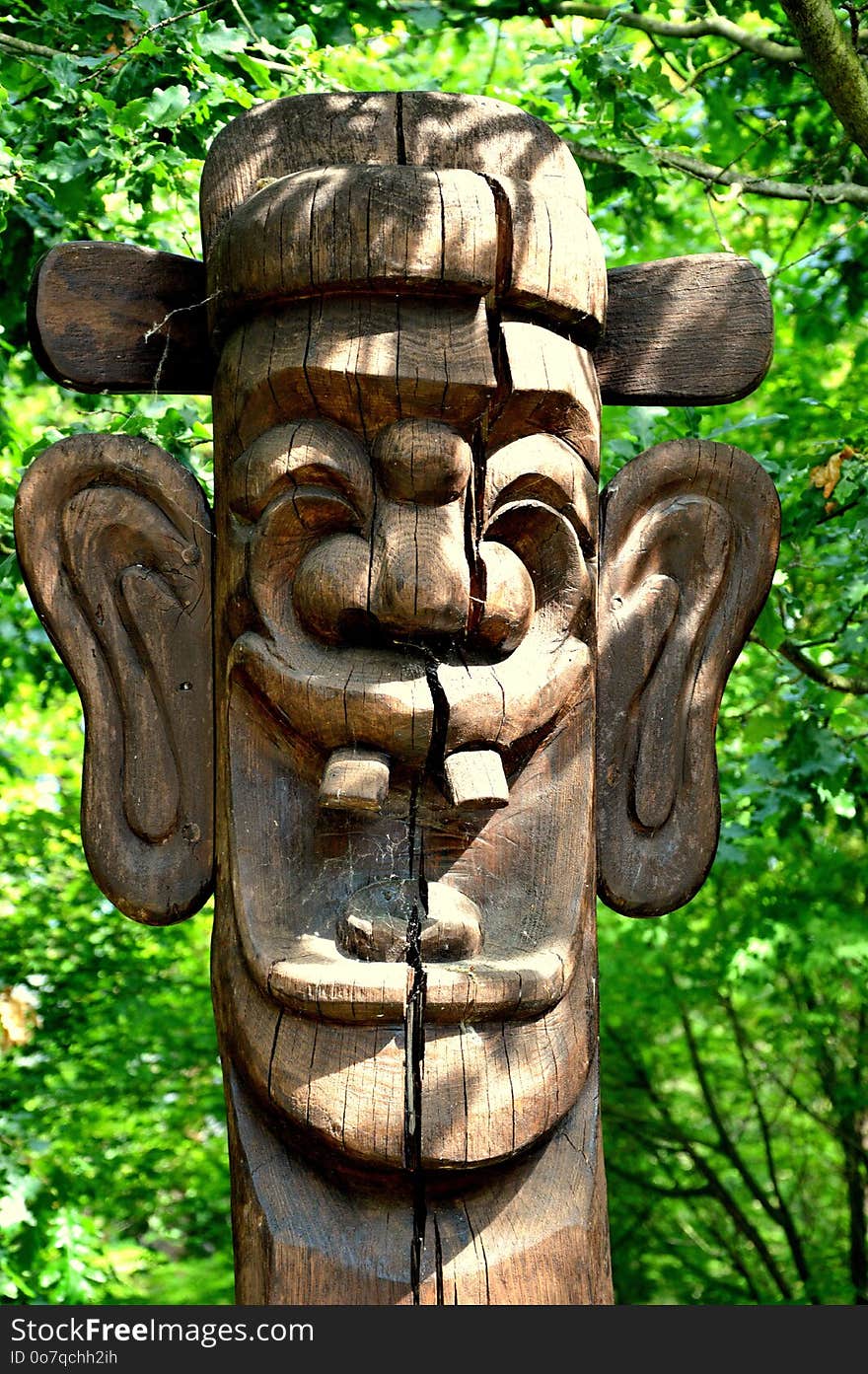 Totem, Sculpture, Carving, Totem Pole