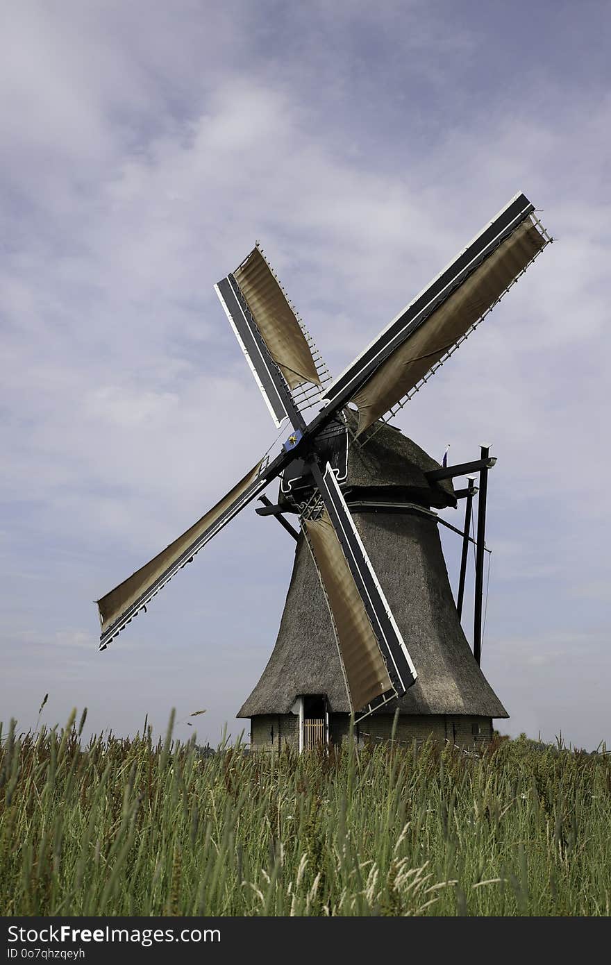 Windmill, Mill, Sky, Building