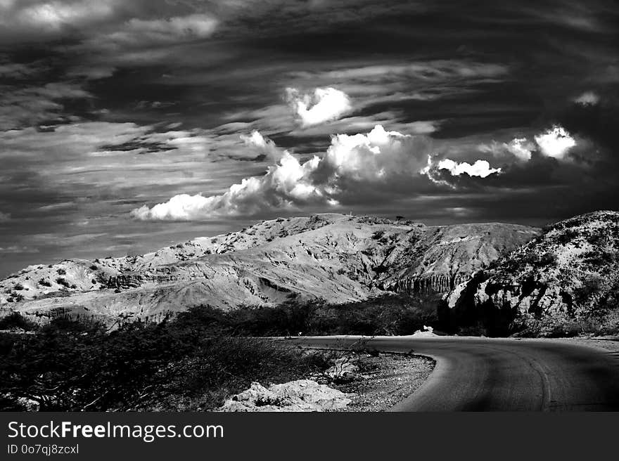 Sky, Black And White, Cloud, Nature