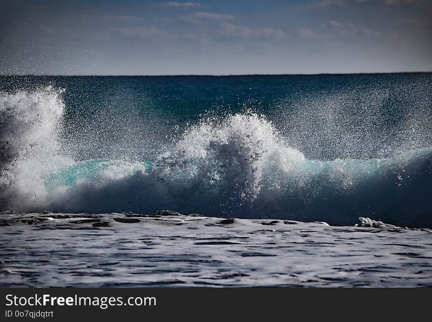 Wave, Sea, Water, Wind Wave