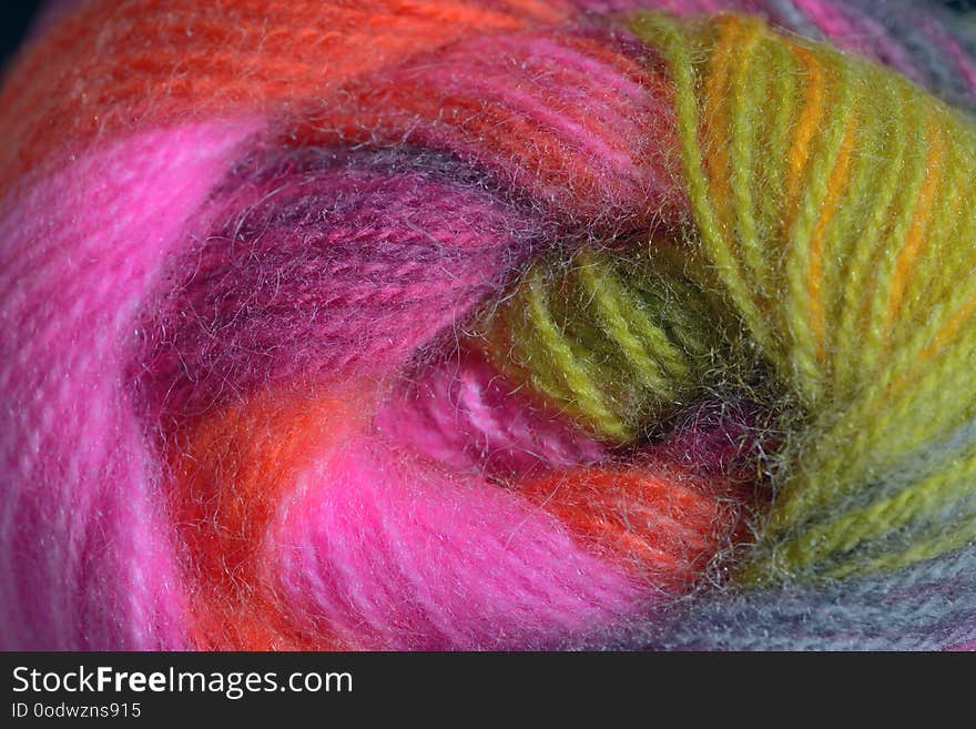 Colorful Knitting Wool