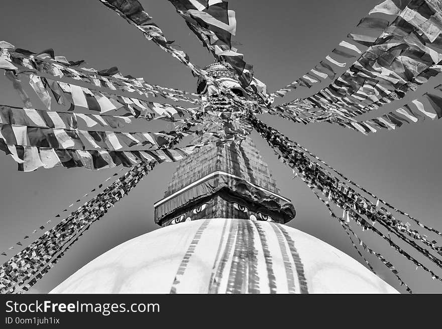 Boudhanath Stupa in Kathmandu valley, Nepal. Boudhanath Stupa in Kathmandu valley, Nepal