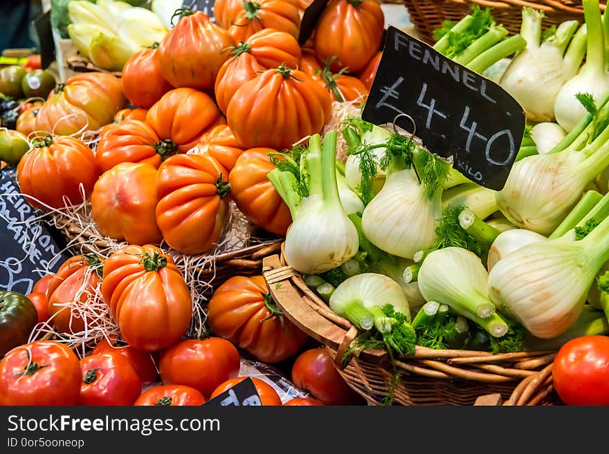 Fennel And Tomatoes At Borough Market