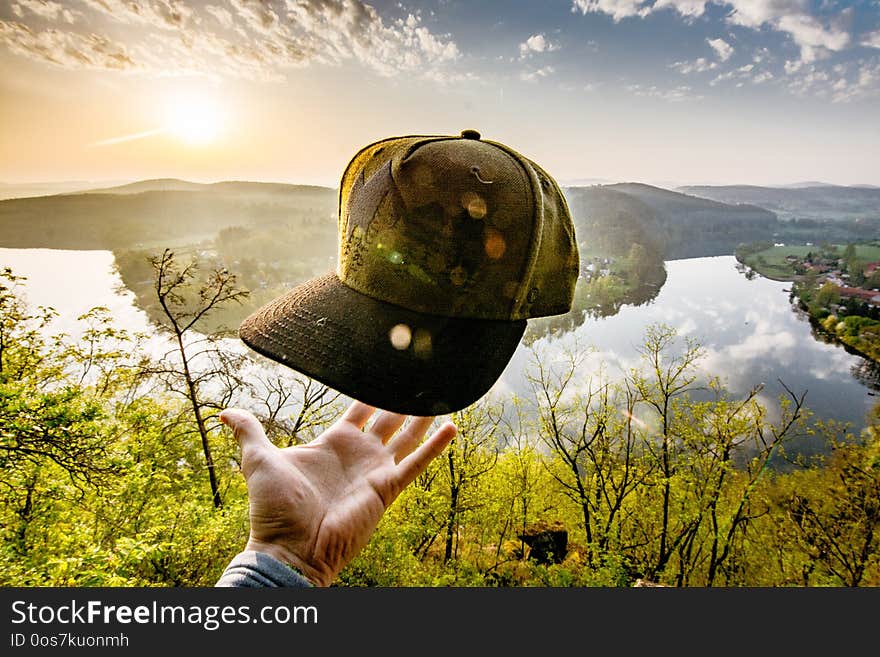 Beautiful view on river horseshoe. Landscape panoramic photography. Beautiful view on river horseshoe. Landscape panoramic photography