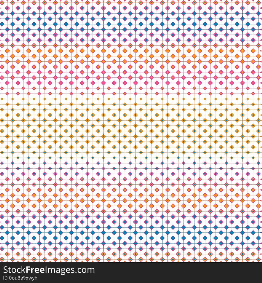 Color Tiles Fence Geometric Vector Texture Background Pattern_2