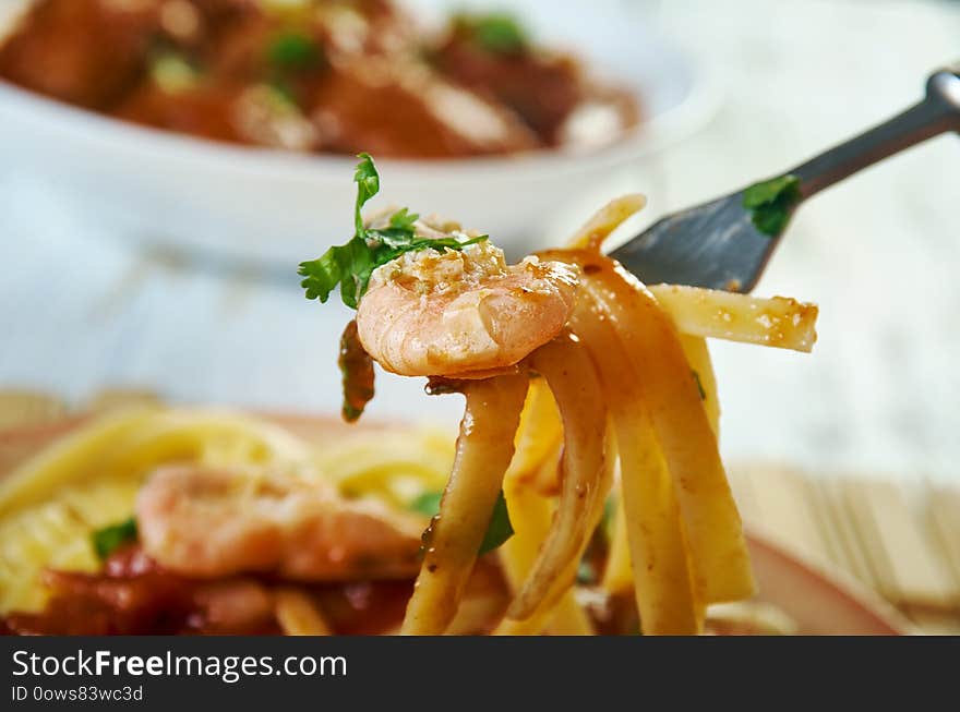 Shrimp Pesto Pasta