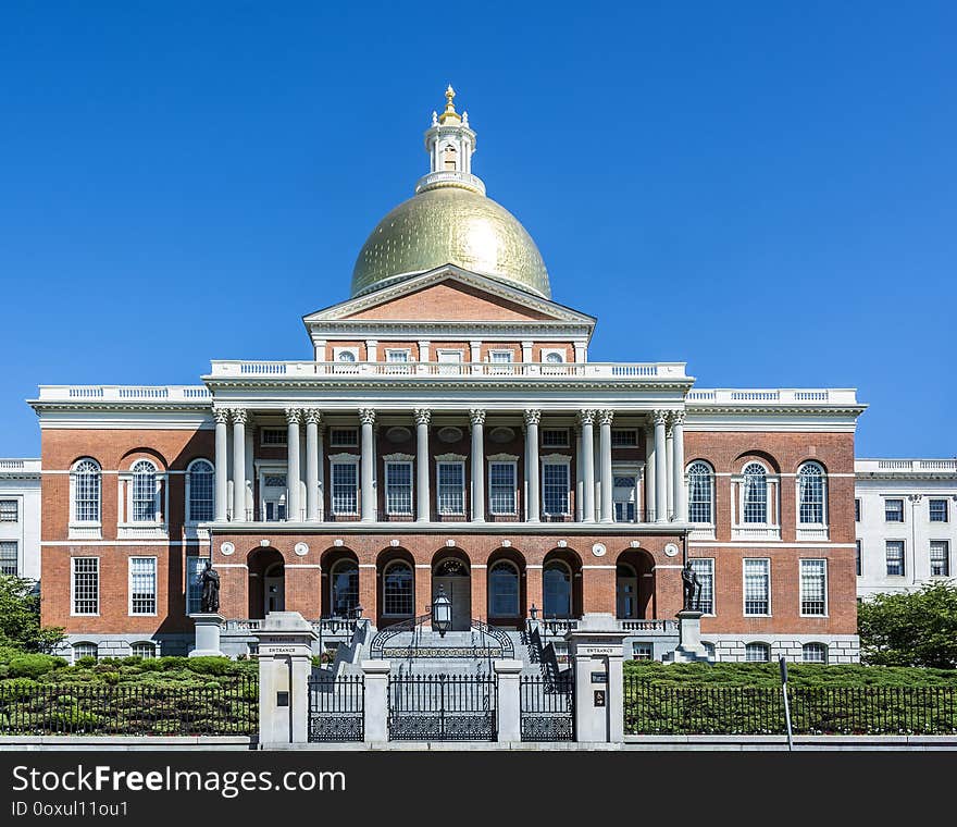 Massachusetts State House, Beacon Hill, Boston, MA - USA