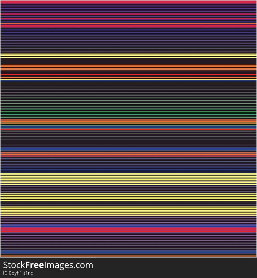 Abstract Colorful Striped Thin Line Spectrum Vector Background Texture Pattern. High Quality Gradient Stripe Color Style. Fine Textile Fabric Texture