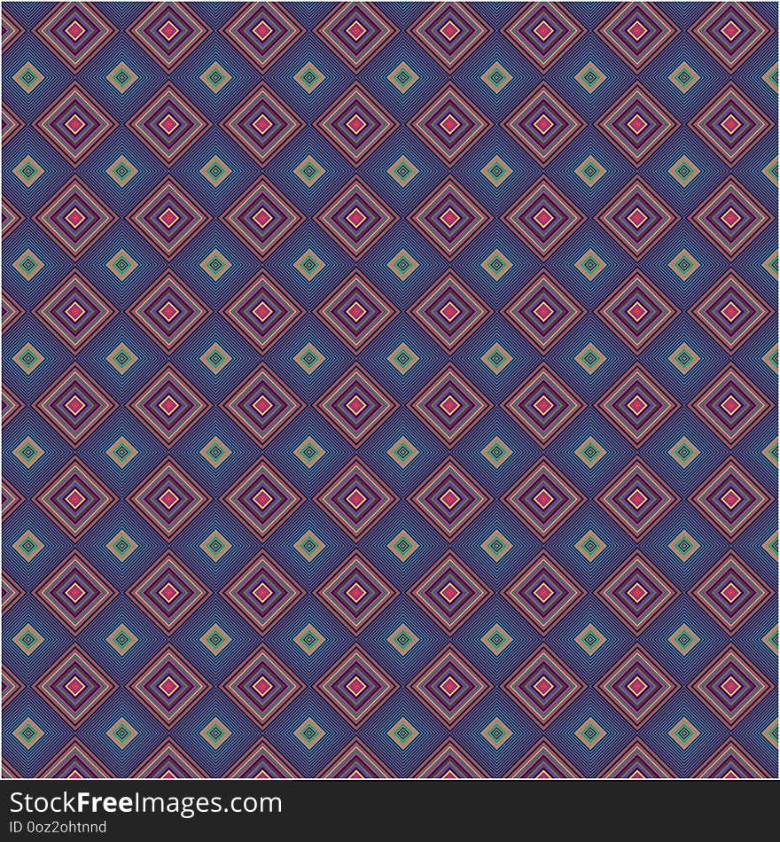 Abstract Color Fabric Tile Retro Seamless Background Texture Pattern