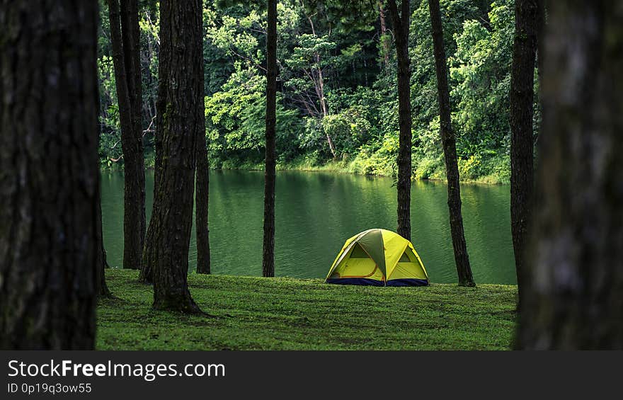 Tent, Pang Ung National Park.