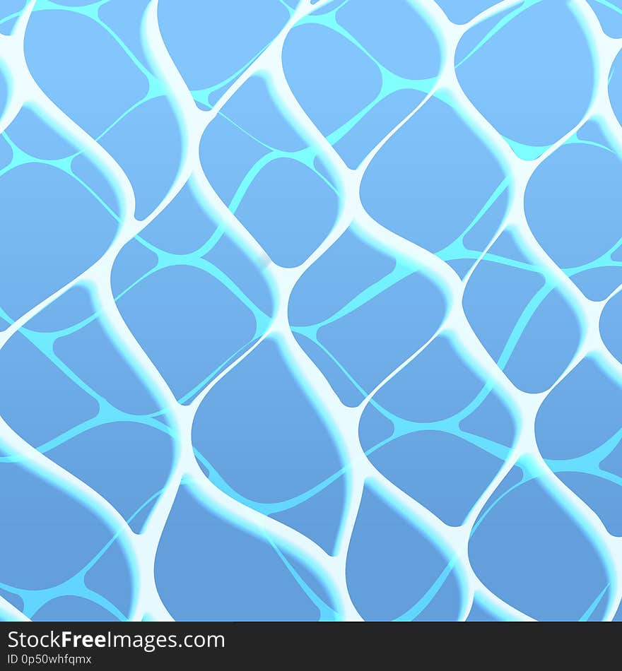 Vector blue awter rippled surface texture backdrop