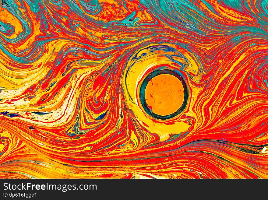 Abstract grunge art background texture with colorful paint splashes