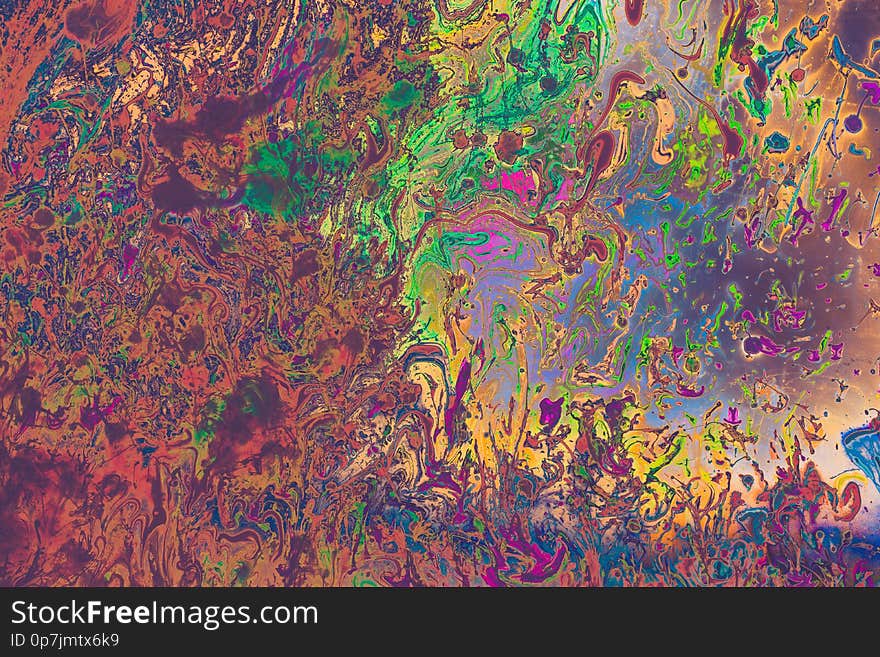 Abstract grunge art background texture with colorful paint splashes