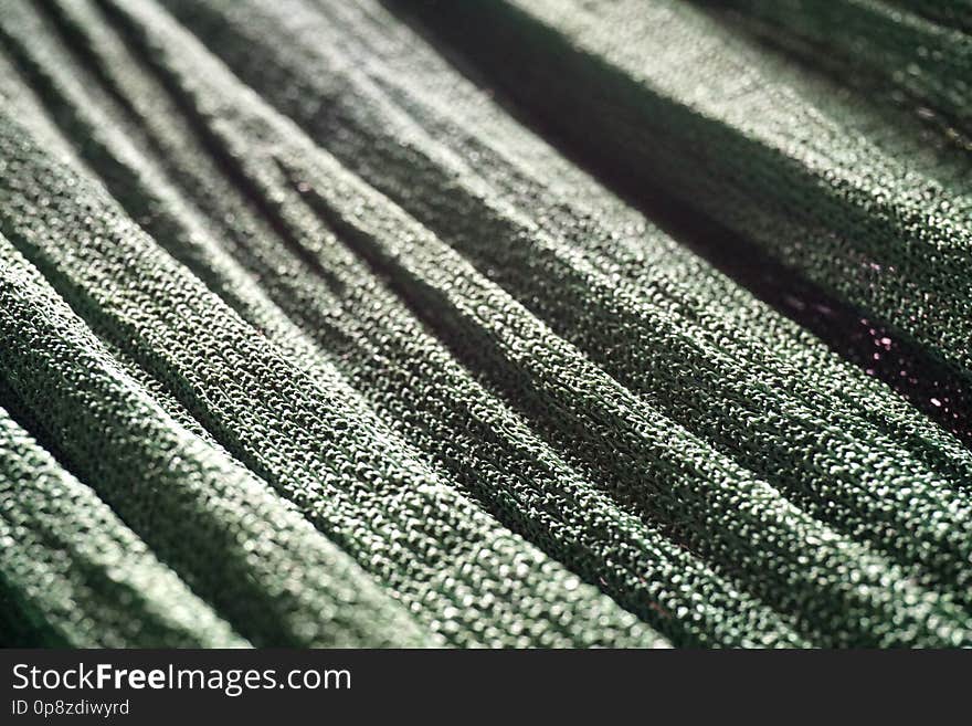 Green textile texture