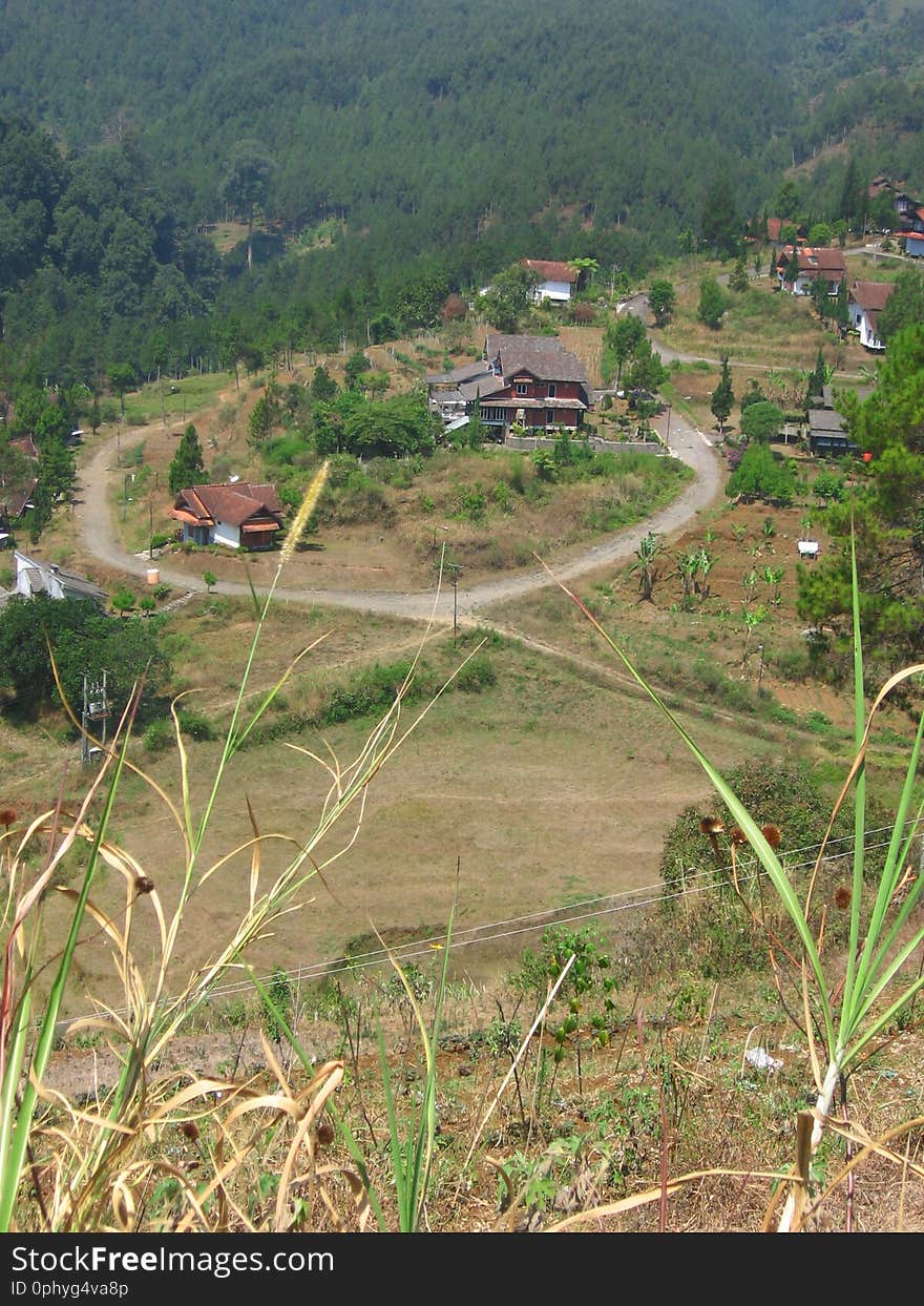 Landscape of Argapuri Villa from High Above