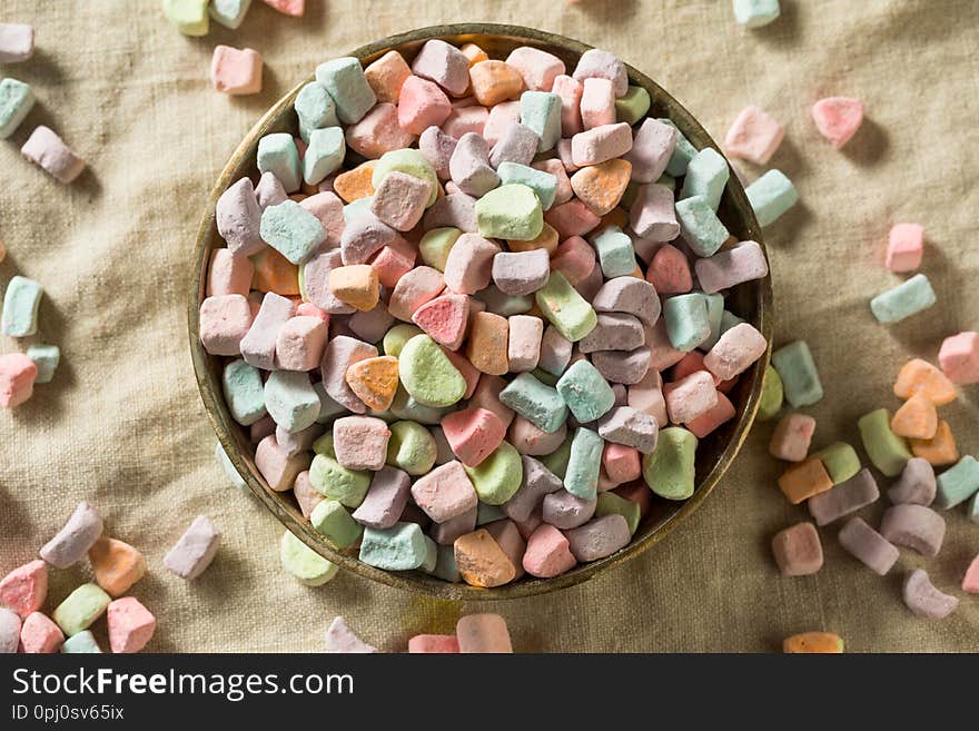 Sugary Sweet Marshmallow Only Cereal in a Bowl