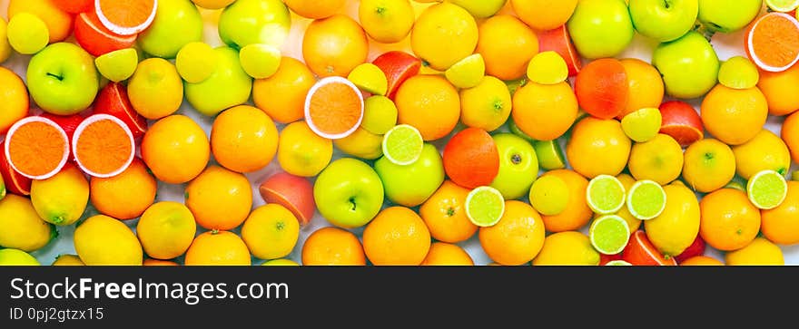 Background texture of colorful fruit