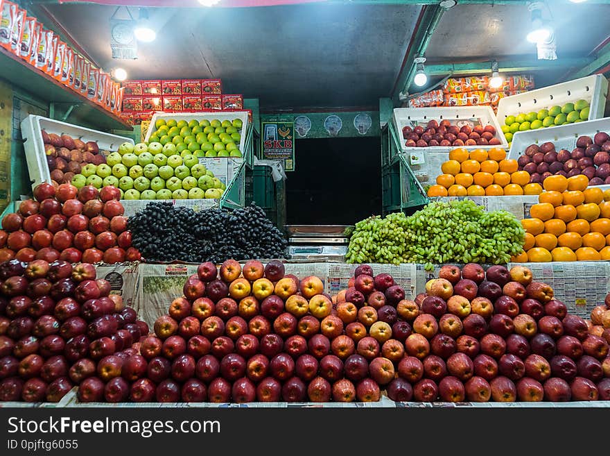 Fruit Indian street shop