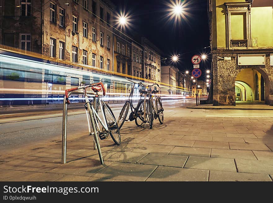 Krakow at night