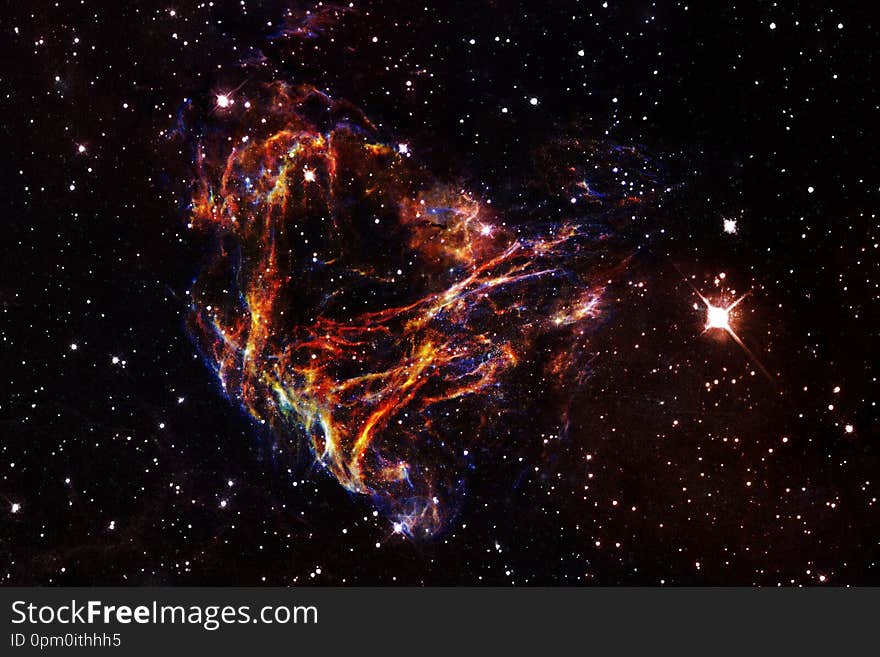 Awesome beautiful nebula somewhere in outer space