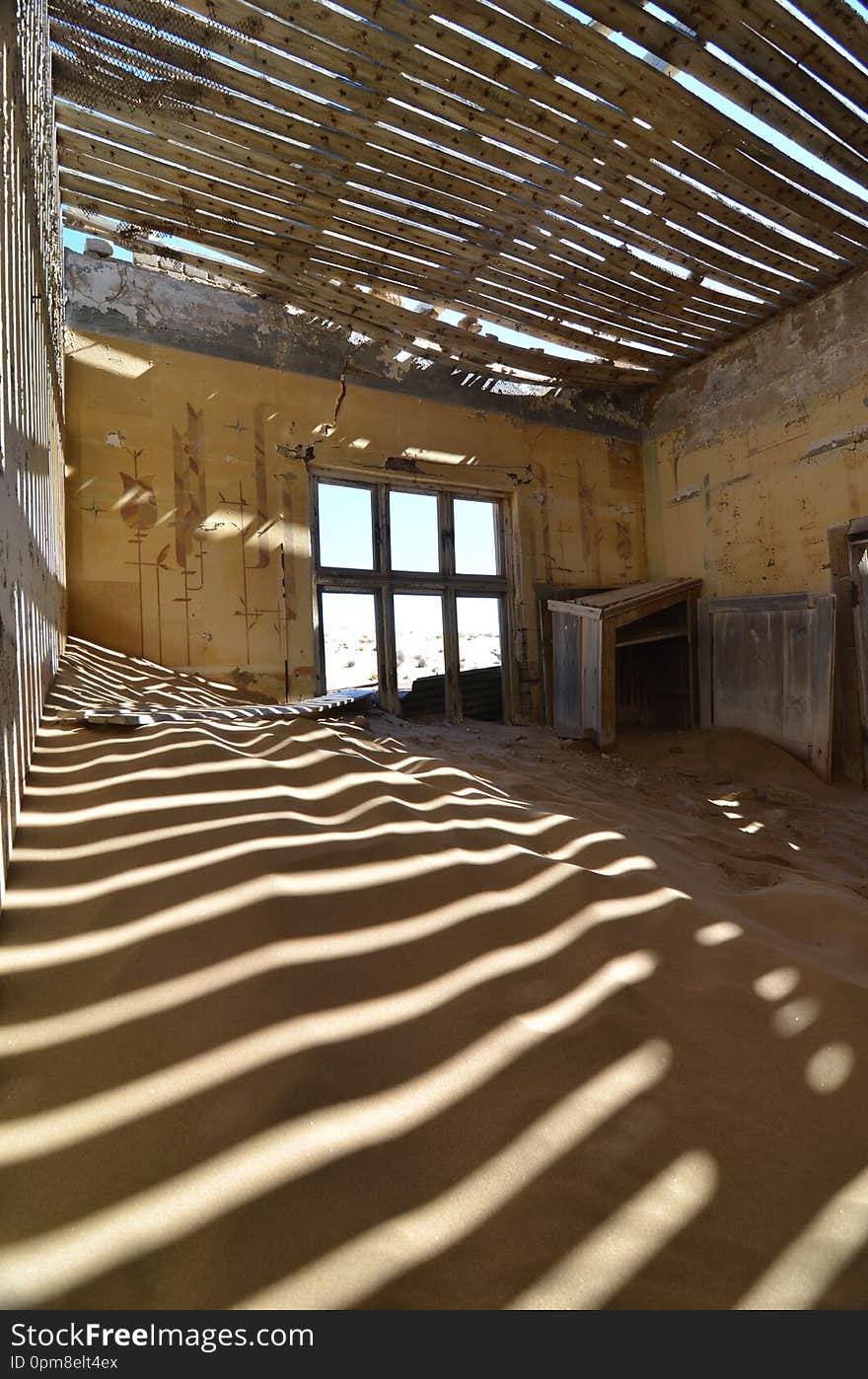 Ghost town Kolmanskop, Namibia, Africa.