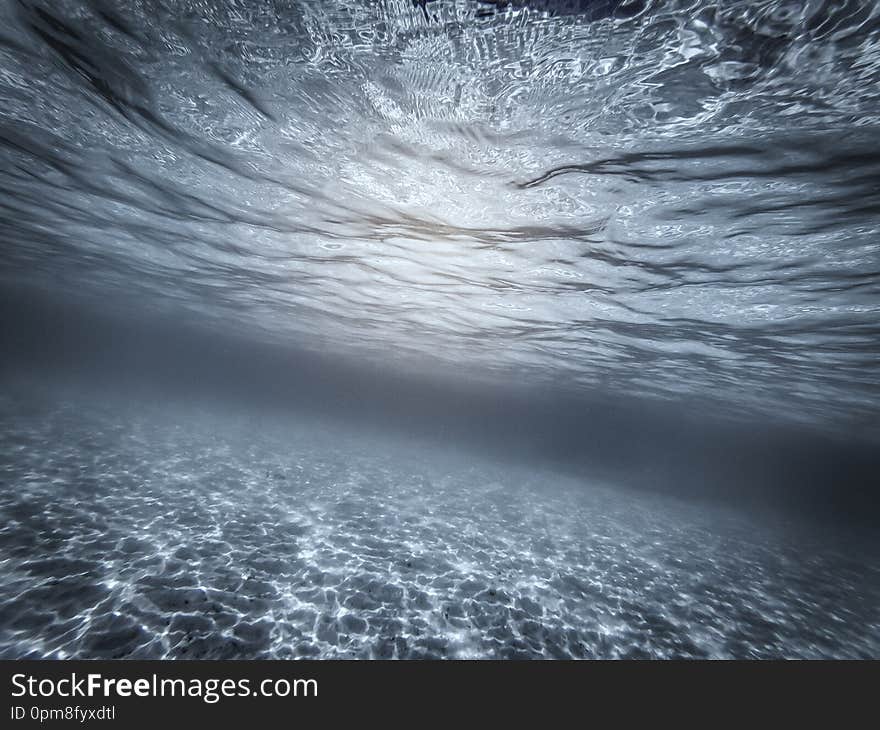 tropical blue ocean underwater background - luxury nature pattern