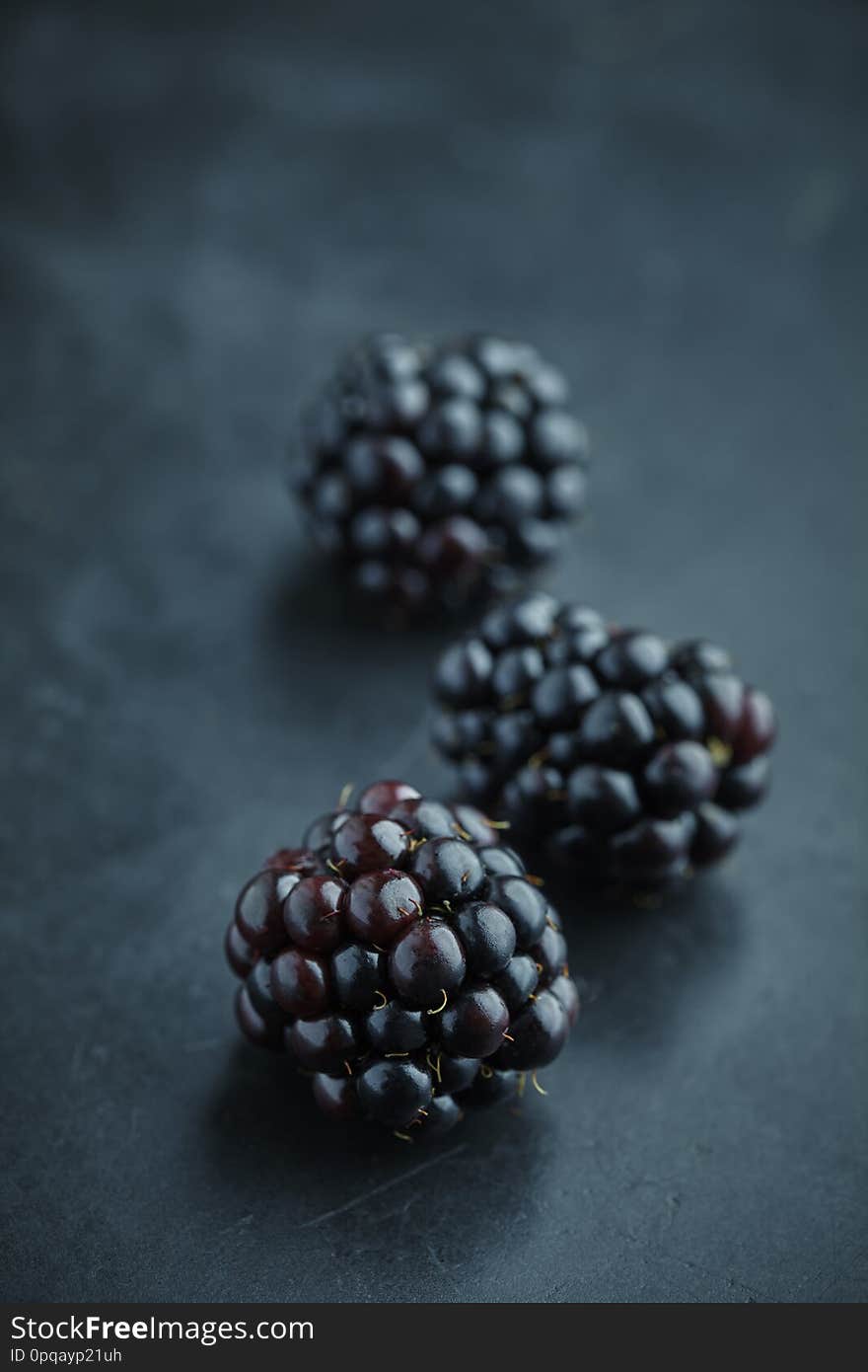 Blackberries Close Up