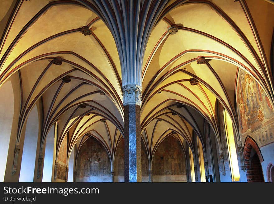 Big tourist attraction, Malbork castle in Poland