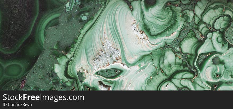 Malachite Green Mineral Gemstone