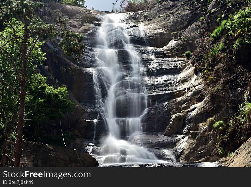 Silver Cascade falls at Kodaikanal