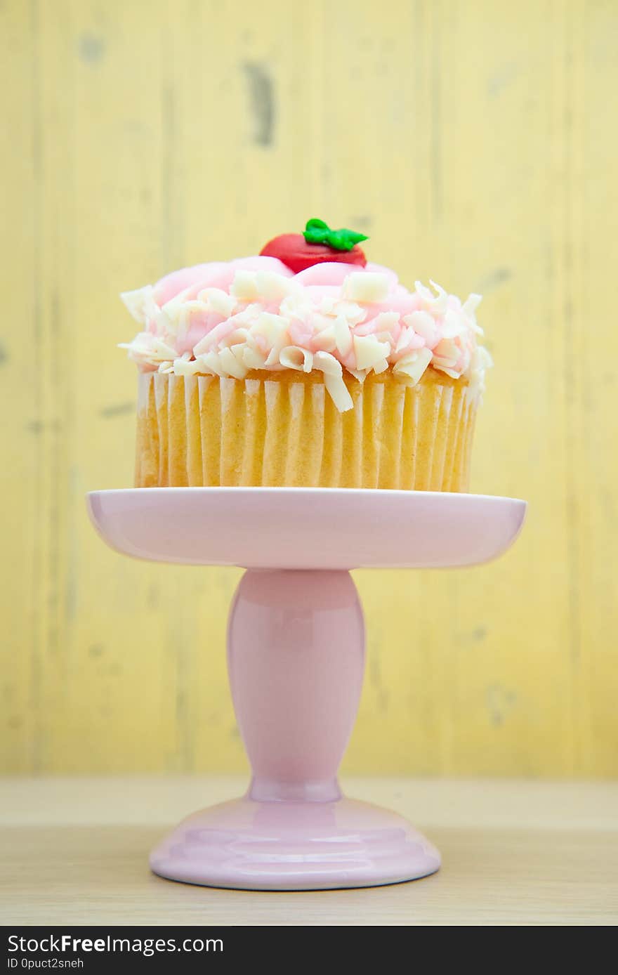 Strawberry cupcake