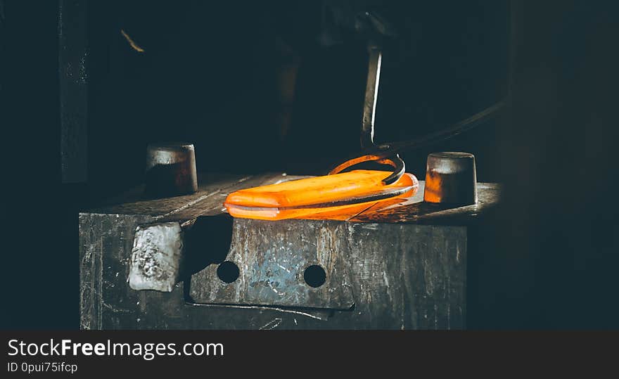 The process of forging metal