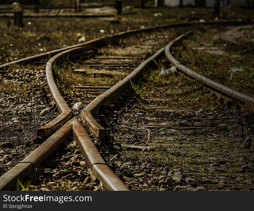 An old closed railway line