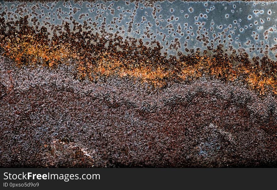 Abstract Rust Pattern On Metal Texture Background