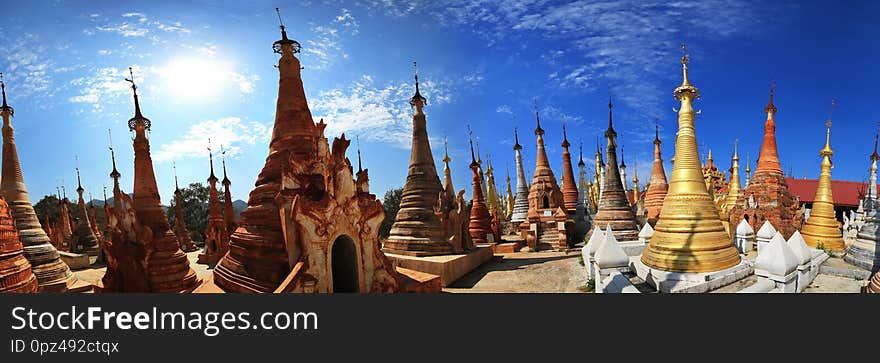 Shwe Inn Your Pagoda in Myanmar, Burma