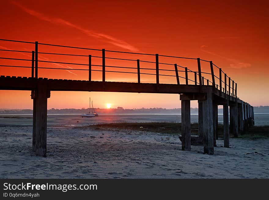 Jetty Of Pointe D`Agon Harbor