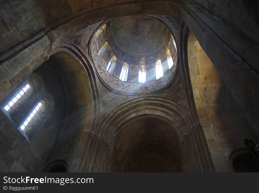 Ancient Orthodox Georgian Church inside