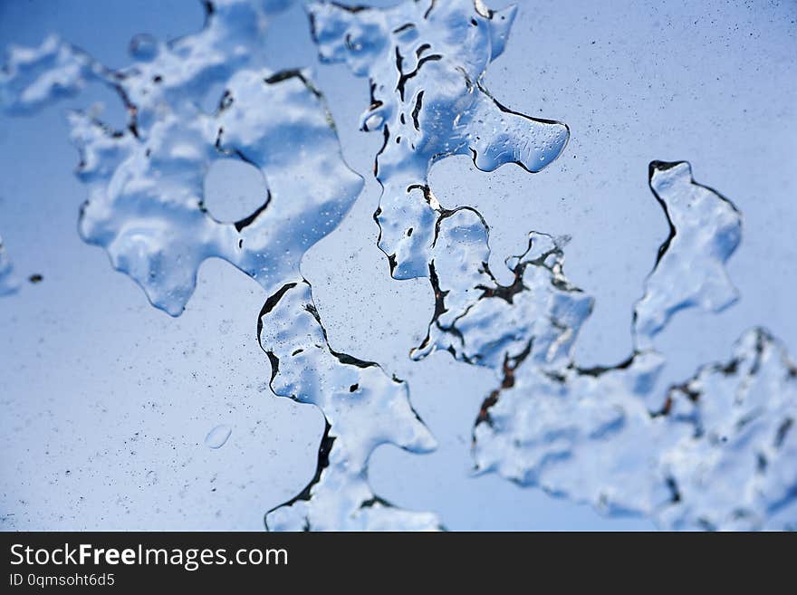 Ice abstract macro natural bokeh background fine art in high quality prints products