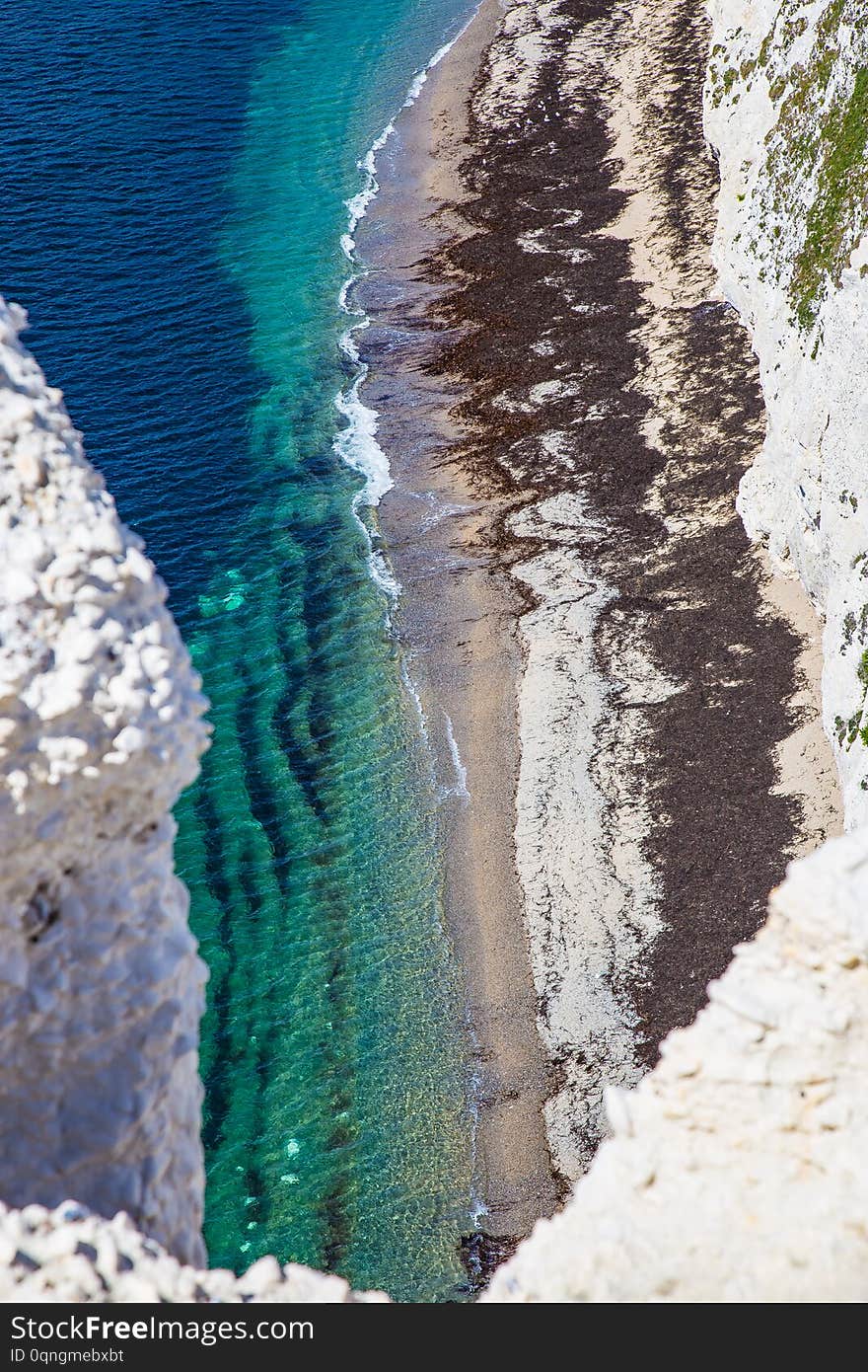 Natural wonders of spectacular White Cliffs of Jurassic Coastline sunny summer English summer day Dorset England  Europe. Natural wonders of spectacular White Cliffs of Jurassic Coastline sunny summer English summer day Dorset England  Europe