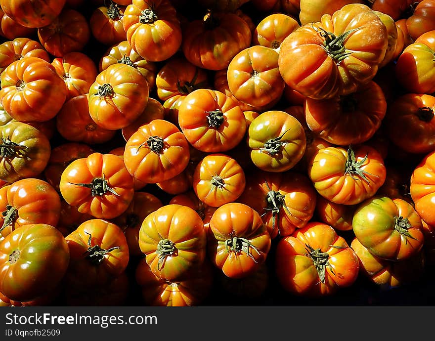 Healthy and Juicy Vegetable Tomato in a Bazaar