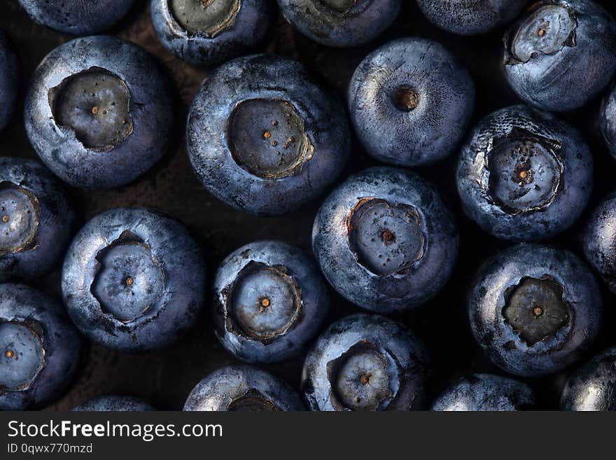 Blueberries background